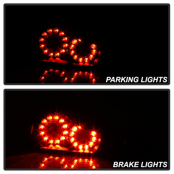 FR SPORT SPYDER 08-13 Infiniti G35 G37 Coupe Only / Q60 14-15 OEM Style Tail Lights - Black...