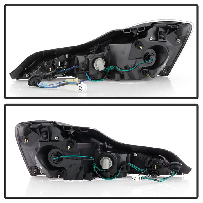 FR SPORT SPYDER 08-13 Infiniti G35 G37 Coupe Only / Q60 14-15 OEM Style Tail Lights - Black...