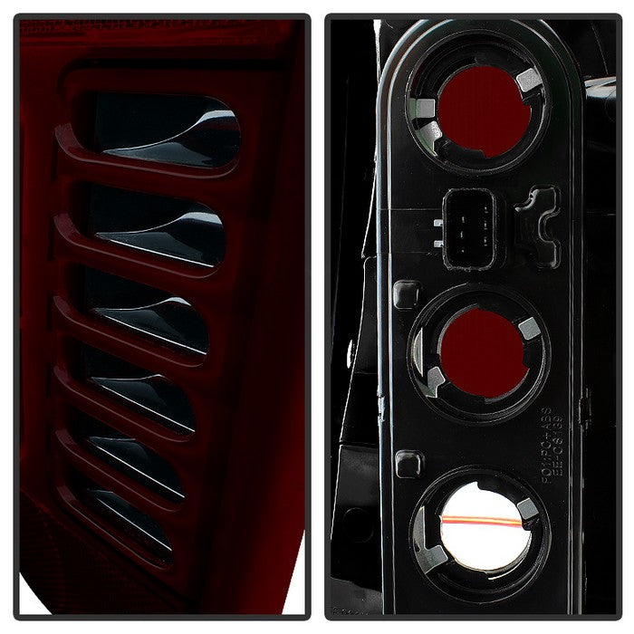 FR SPORT SPYDER Xtune Jeep Grand Cherokee 1999-2002 OEM Style Tail Lights Red Smoked...