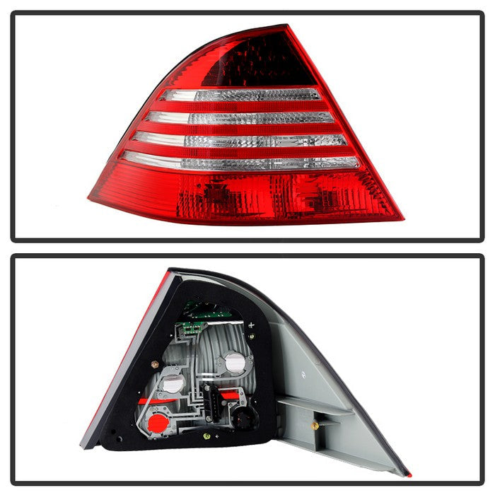 FR SPORT SPYDER Xtune Mercedes Benz W220 S-Class 00-05 LED Tail Lights Red Clear...