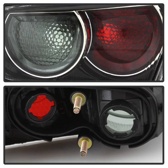 FR SPORT SPYDER xTune 08-15 Mitsubishi Lancer OE Style Tail Lights - Black Smoke...