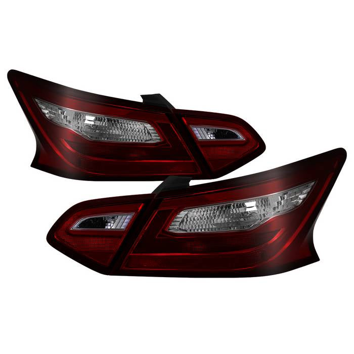 FR SPORT SPYDER xTune 16-18 Nissan Altima 4DR OEM Tail Light - Red Smoke (ALT-JH-NA16-4D-RSM)...