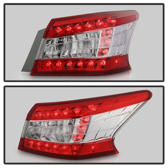 SPYDER xTune Nissan Sentra 2013-2015 OEM Passenger Side Outer Tail Light - Right 9055393