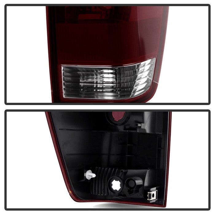 FR SPORT SPYDER Xtune Nissan Titan 04-15 OEM Style Tail Light Red Smoked ALT-JH-NT04-OE-RSM...
