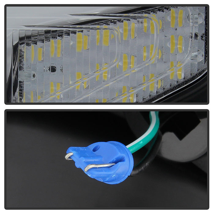Xtune Nissan Titan 16-20 Light Bar LED Tail Light Black ALT-JH-NT16-LBLED-BK 9049255