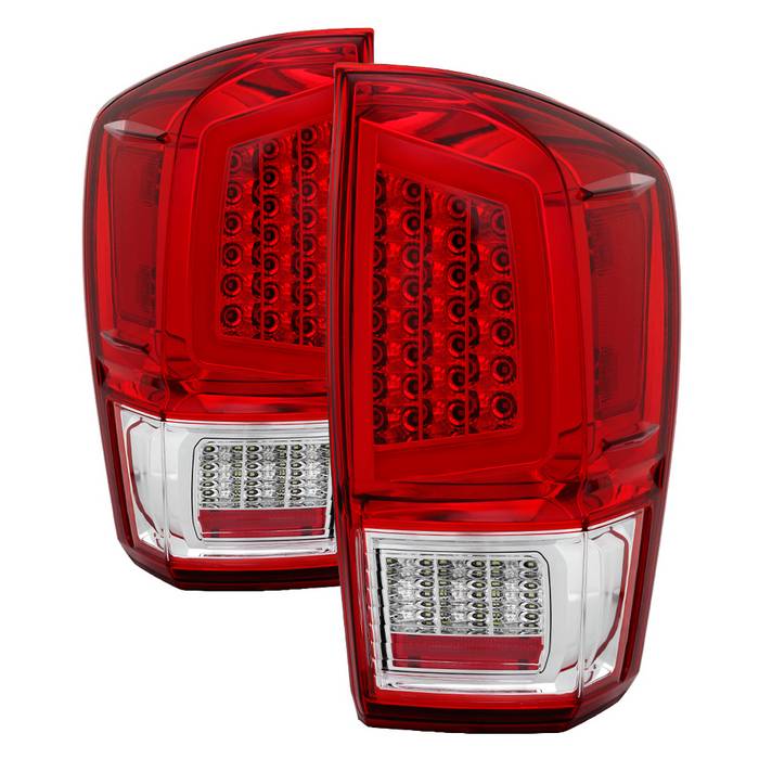 FR SPORT SPYDER xTune 16-18 Toyota Tacoma Light Bar LED Tail Lights - Chrome...
