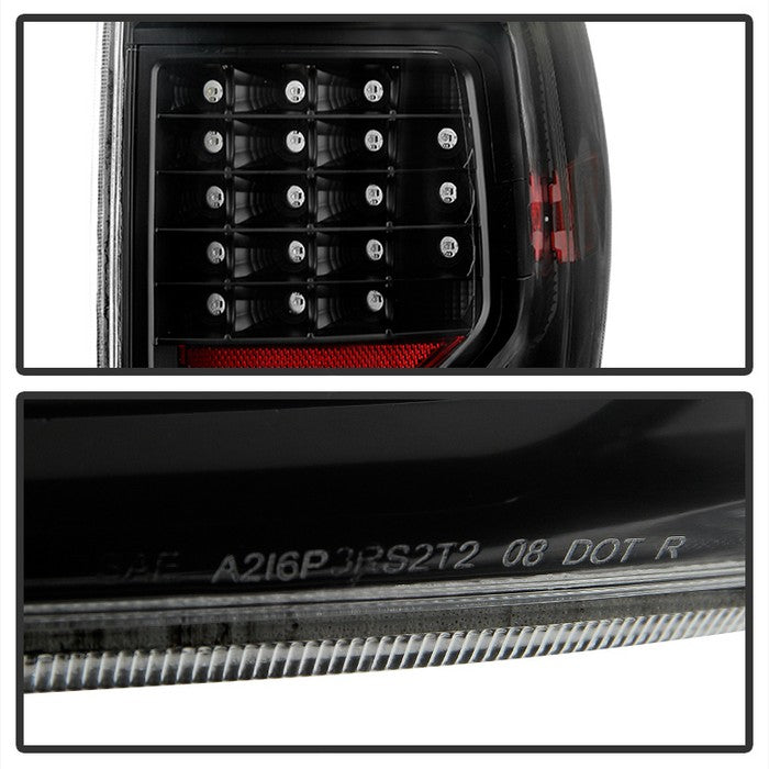 FR SPORT SPYDER Xtune Toyota Tundra 07-13 LED Tail Lights Black ALT-JH-TTU07-LED-G2-BK 9034466 -...
