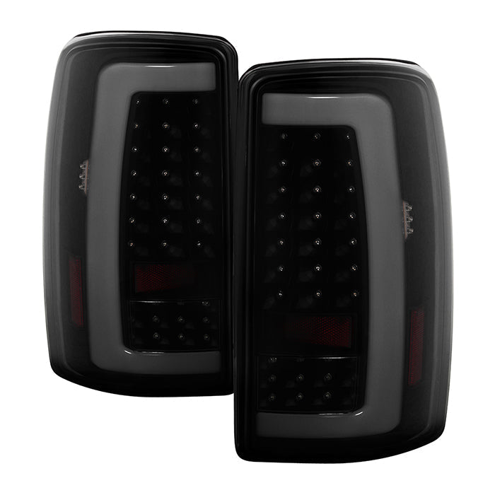 SPYDER xTune 00-06 Chevrolet Suburban C Shape Style LED Tail Lights - Black Smoke (ALT-ON-CD00-LBLED-BSM) 9050725