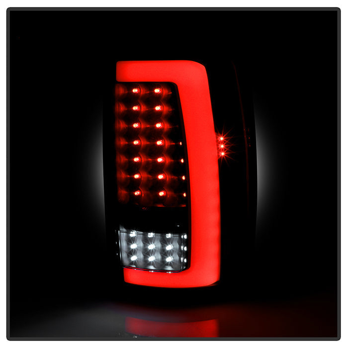 SPYDER xTune 00-06 Chevrolet Suburban C Shape Style LED Tail Lights - Black Smoke (ALT-ON-CD00-LBLED-BSM) 9050725