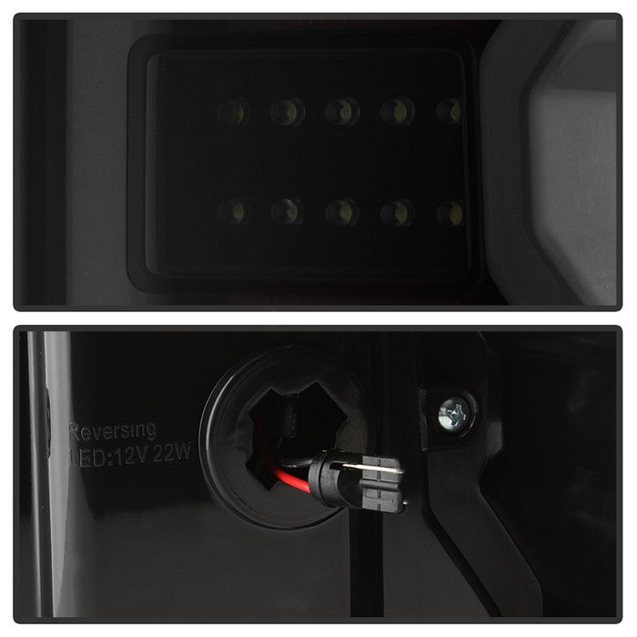 SPYDER xTune 14-16 Chevrolet Silverado 1500 Light Bar LED Tail Lights - Black Smoke (ALT-ON-CS14-LBLED-BSM) 9040306