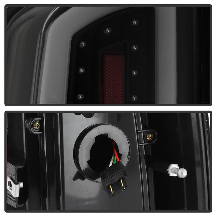 SPYDER xTune 07-08 Dodge Ram 1500 Light Bar LED Tail Lights - Blk Smoke ALT-ON-DRAM06-LBLED-BSM 9044007