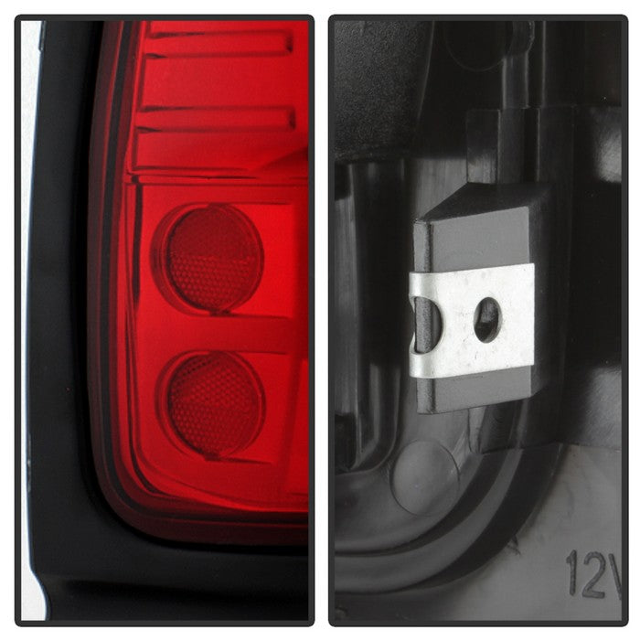 SPYDER xTune Dodge Ram 1500 94-01 Tail Lights - Light Bar LED - Black ALT-ON-DRAM94V3-LBLED-RC 9038891
