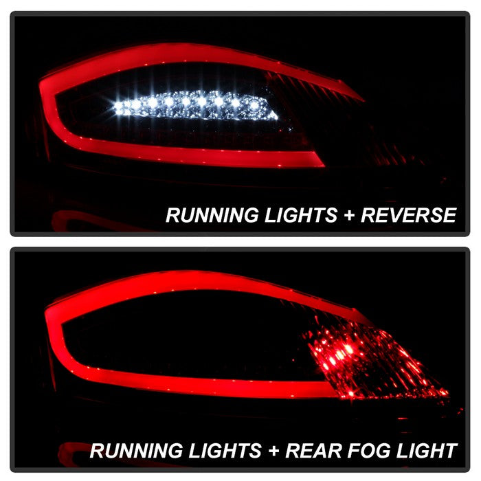 FR SPORT SPYDER xTune Porsche 987 Cayman 06-08 / Boxster 05-08 LED Tail Lights - Red Clear...