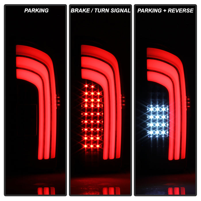 SPYDER xTune 16-19 Toyota Tacoma Version LED Tail Lights - Black Smoke (ALT-ON-TT16-LBLED-BSM) 9048630