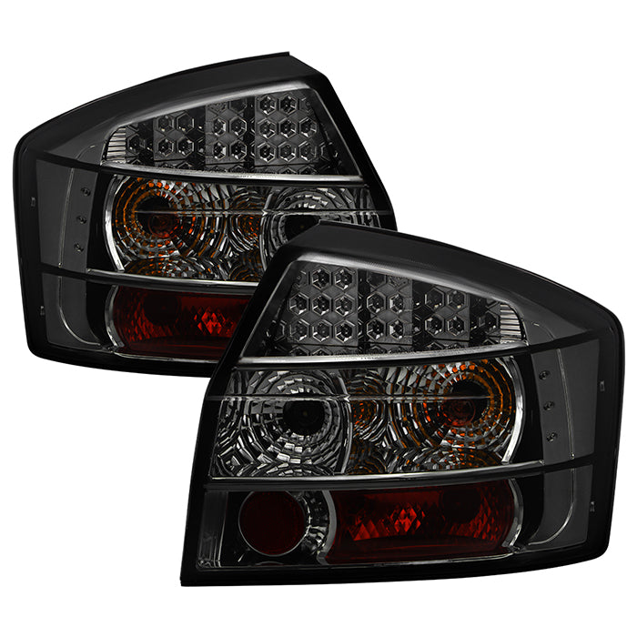 FR SPORT Spyder Audi A4 02-05 LED Tail Lights Smoke ALT-YD-AA402-LED-SM 5022479 - View 5