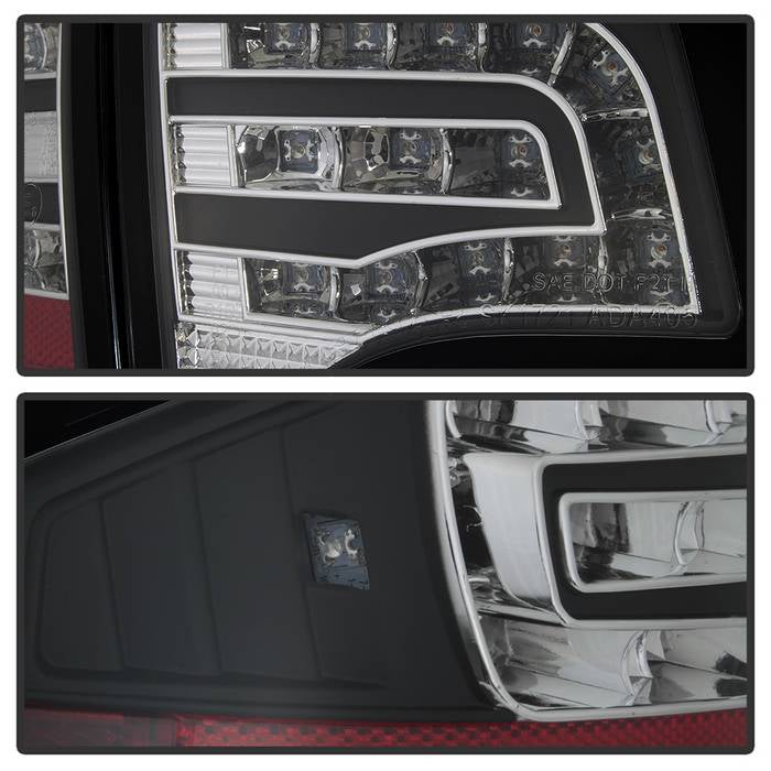 Spyder Audi A4 4Dr 06-08 LED Tail Lights Black ALT-YD-AA406-G2-LED-BK 5029287