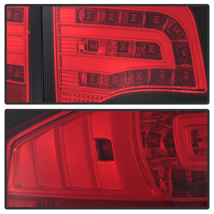 Spyder Audi A4 4Dr 06-08 LED Tail Lights Red Clear ALT-YD-AA406-G2-LED-RC 5029294