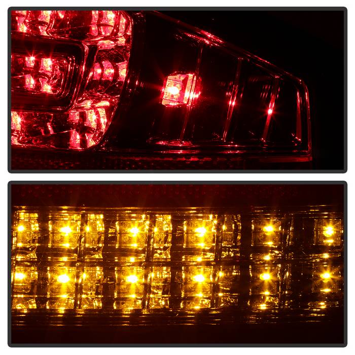 Spyder Audi A4 4Dr 06-08 LED Tail Lights Red Clear ALT-YD-AA406-G2-LED-RC 5029294