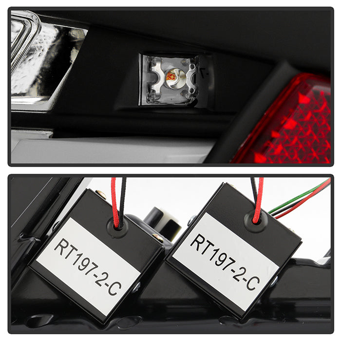 Spyder Audi A5 08-12 LED Tail Lights Black ALT-YD-AA508-LED-BK 5082275