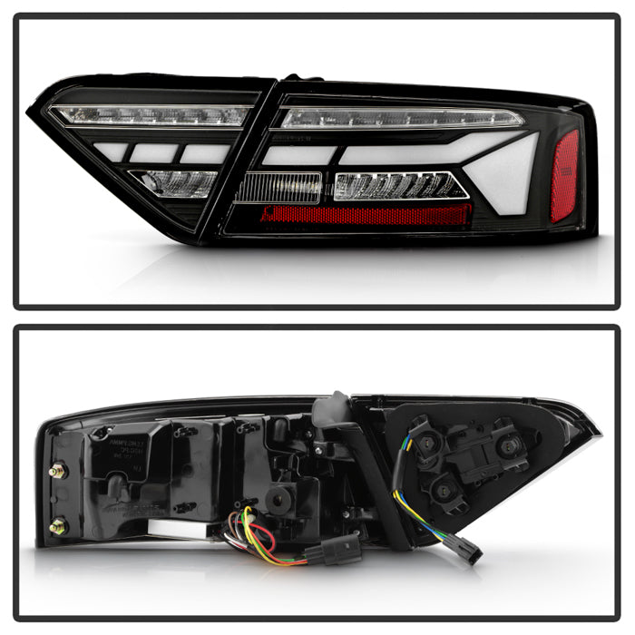 SPYDER Apex 13-17 Audo A5 / S5 / RS5 (Factory LED) LED Tail Lights - Blk (ALT-YD-AA513LED-SEQGR-BK) 5089045