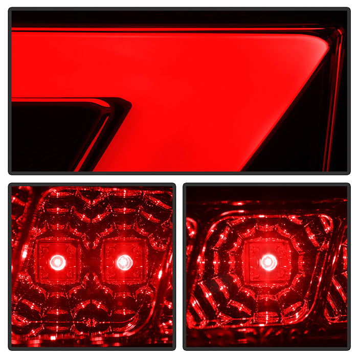 Spyder Audi A6 05-08 4Dr Sedan Only Light Bar LED Tail Lights Smke ALT-YD-AA605V2-LBLED-SM 5080776