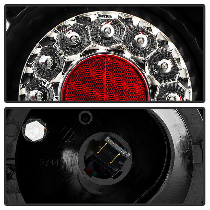 Spyder Acura RSX 02-04 LED Tail Lights Black ALT-YD-ARSX02-LED-BK 5000361