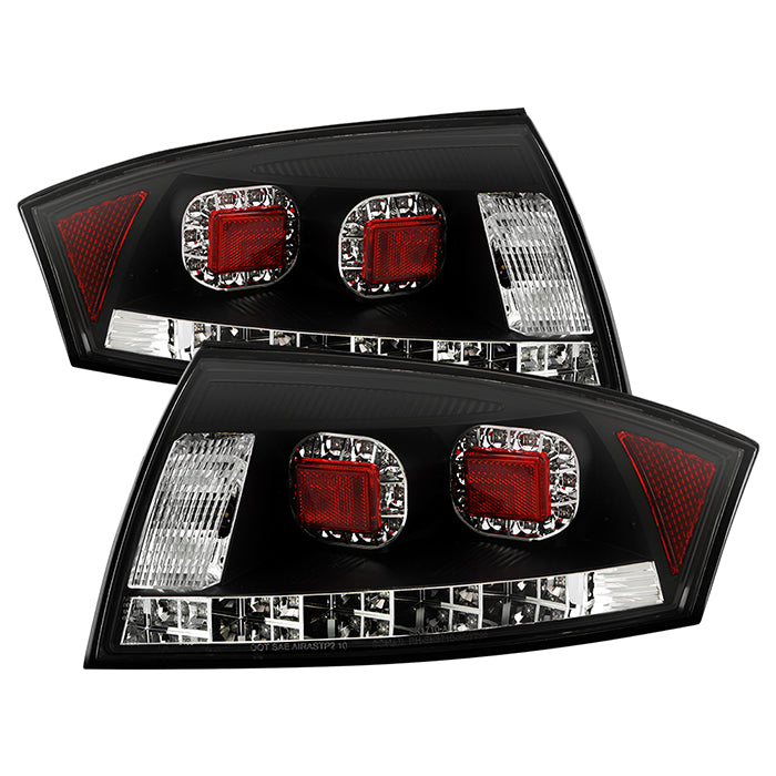 Spyder Audi TT 00-06 LED Tail Lights Black ALT-YD-ATT99-LED-BK 5000422