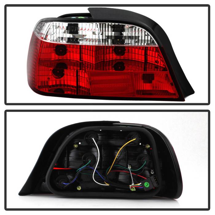 Spyder BMW E38 7-Series 95-01 Crystal Tail Lights Red Clear ALT-YD-BE3895-RC 5000651
