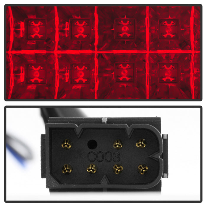 Spyder BMW E39 5-Series 97-00 LED Tail Lights Red Clear ALT-YD-BE3997-LED-RC 5000675