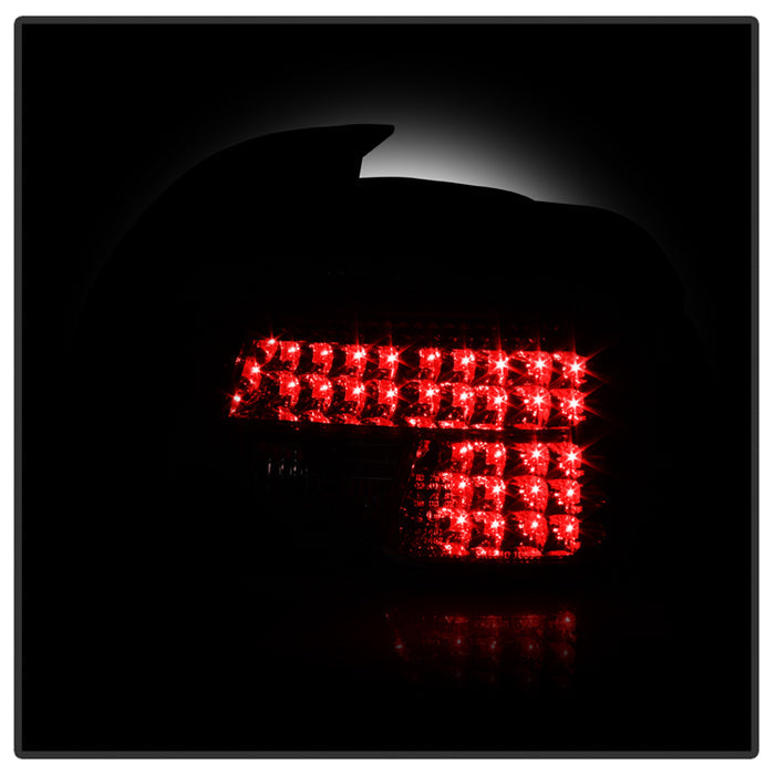 Spyder BMW E39 5-Series 97-00 LED Tail Lights Red Clear ALT-YD-BE3997-LED-RC 5000675