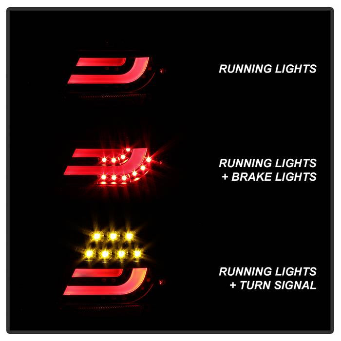 Spyder BMW E46 00-03 2Dr Coupe Light Bar LED Tail Lights Blk ALT-YD-BE4600-LBLED-BK 5073815