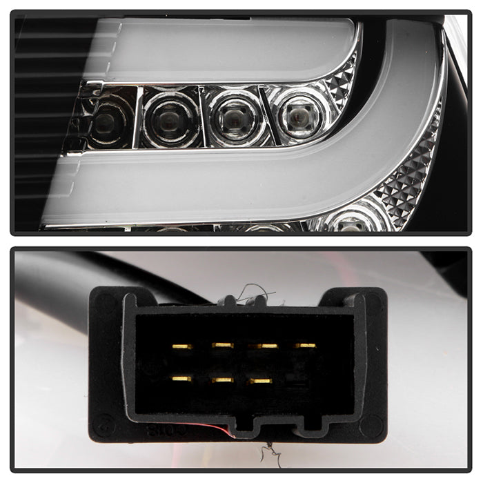 Spyder BMW E46 3-Series 02-05 4Dr Light Bar Style LED Tail Lights Black ALT-YD-BE4602-4D-LBLED-BK 5015938