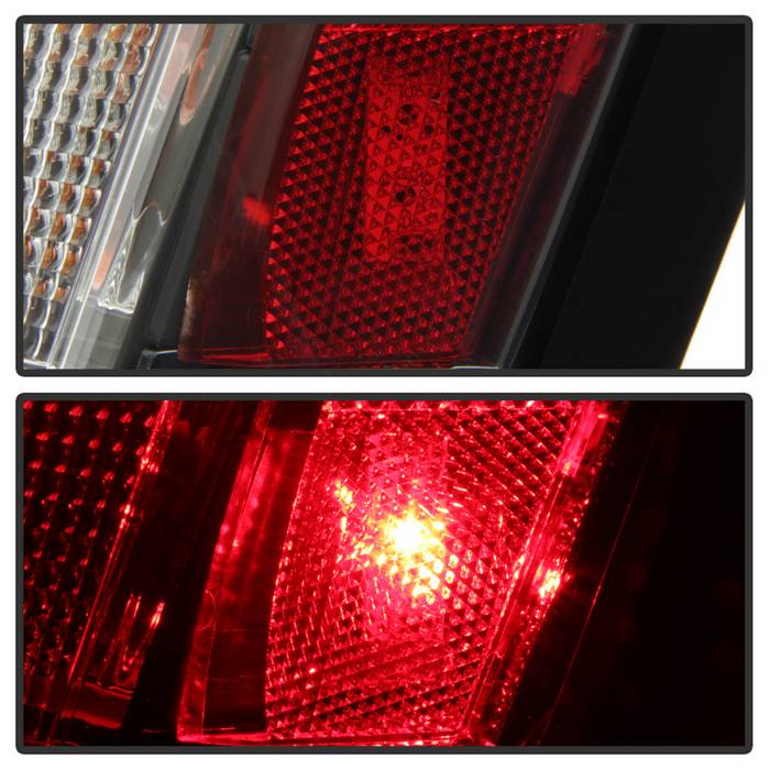 Spyder Chrysler 300C 08-10 V2 Light Bar LED Tail Lights - Black ALT-YD-C308V2-LED-BK 5083388