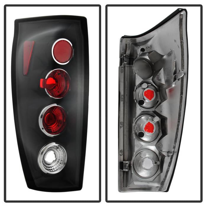 Spyder Chevy Avalanche 02-06 Euro Style Tail Lights Black ALT-YD-CAV04-BK 5001108