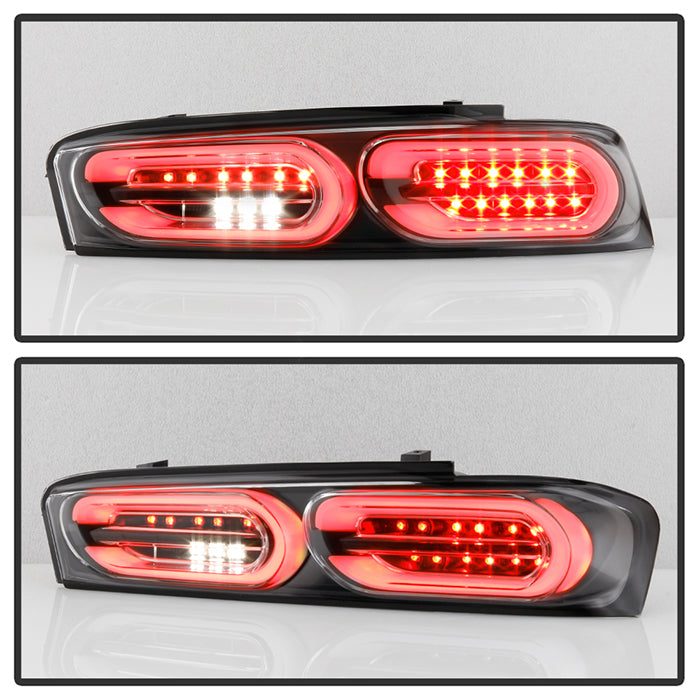 Spyder Chevy Camaro 16-18 (Do Not Fit Halogen Model) LED Tail Lights Black ALT-YD-CCAM16LED-SEQ-BK 5087232