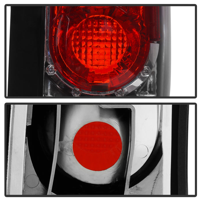 FR SPORT Spyder Chevy C/K Series 1500/2500 88-98/GMC Sierra 88-98 Euro Style Tail Lights Chrm...