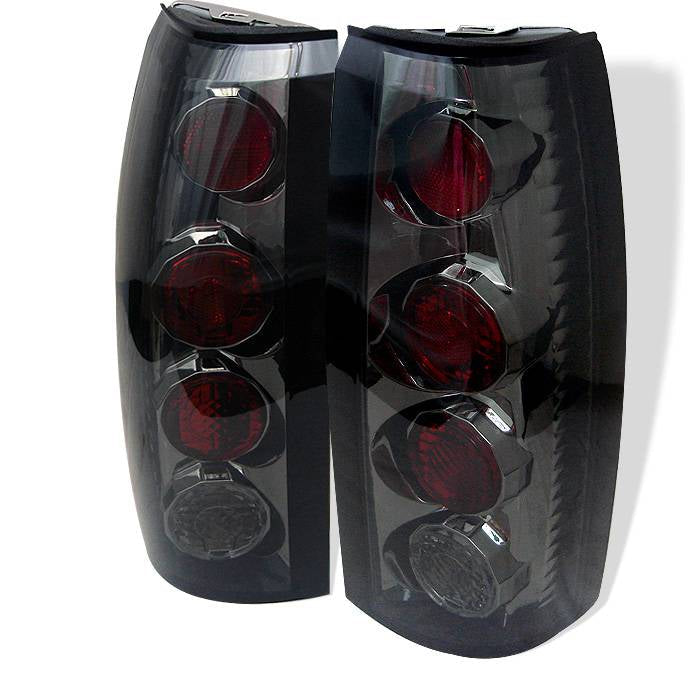 FR SPORT Spyder Chevy C/K Series 1500/2500 88-98/GMC Sierra 88-98 Euro Style Tail Lights Smke...