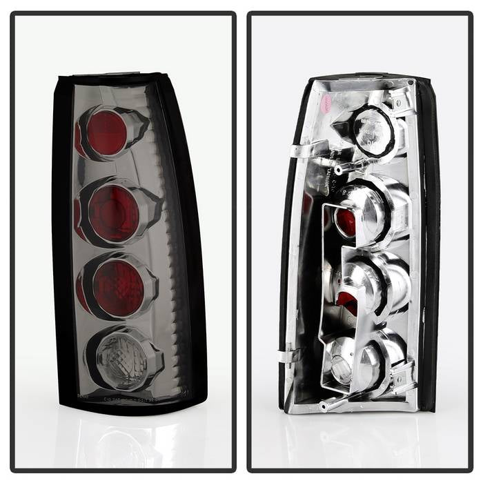 FR SPORT Spyder Chevy C/K Series 1500/2500 88-98/GMC Sierra 88-98 Euro Style Tail Lights Smke...
