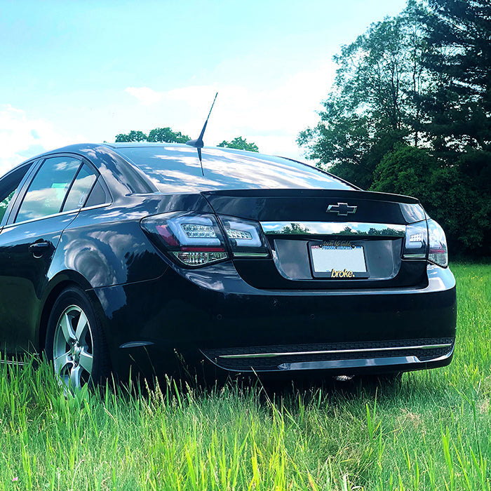 Spyder Chevy Cruze 2011-2014 Light Bar LED Tail Lights Black ALT-YD-CCRZ11-LBLED-BK 5076595
