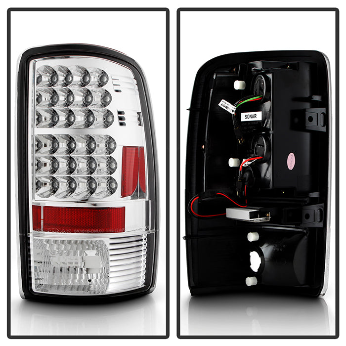 Spyder Chevy Suburban/Tahoe 1500/2500 00-06/GMC Yukon LED Tail Lights Chrome ALT-YD-CD00-LED-C 5001535