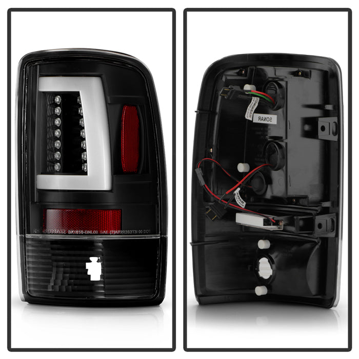 Spyder 00-06 GMC Yukon/Yukon XL V2 Light Bar LED Tail Lights - Black (ALT-YD-CD00V2-LBLED-BK) 5084149