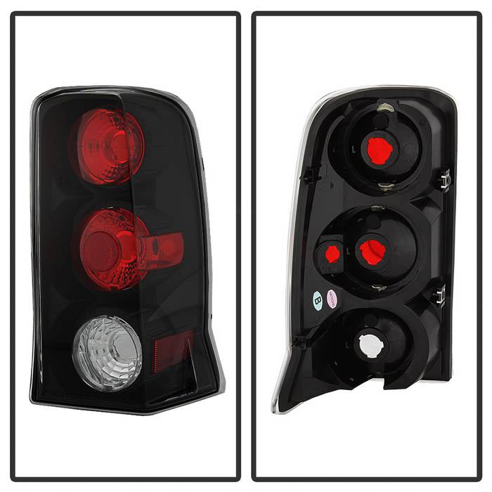 Spyder Cadillac Escalade SUV (Not EXT)02-06 Euro Style Tail Lights Black ALT-YD-CE02-BK 5001597