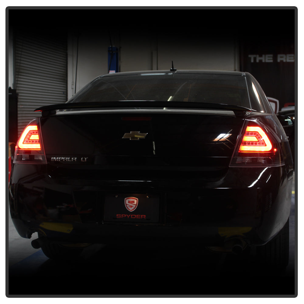Spyder Chevy Impala 2006-2013 LED Tail Lights Black ALT-YD-CHIP06-LED-BK 5076380