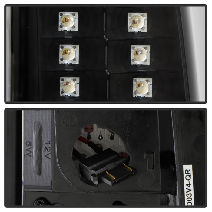Spyder 03-06 Chevy Silverado - (Does Not Fit Stepside) LED Tail Lights - All Black ALT-YD-CS03V2-LED 5085849