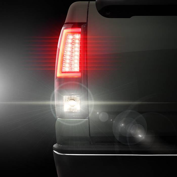 Spyder Chevy Silverado 1500/2500 03-06 Version 2 LED Tail Lights - Black ALT-YD-CS03V2-LED-BK 5081919