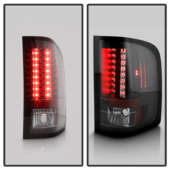 Spyder Chevy Silverado 07-13 LED Tail Lights Blk ALT-YD-CS07-LED-BK 5001771