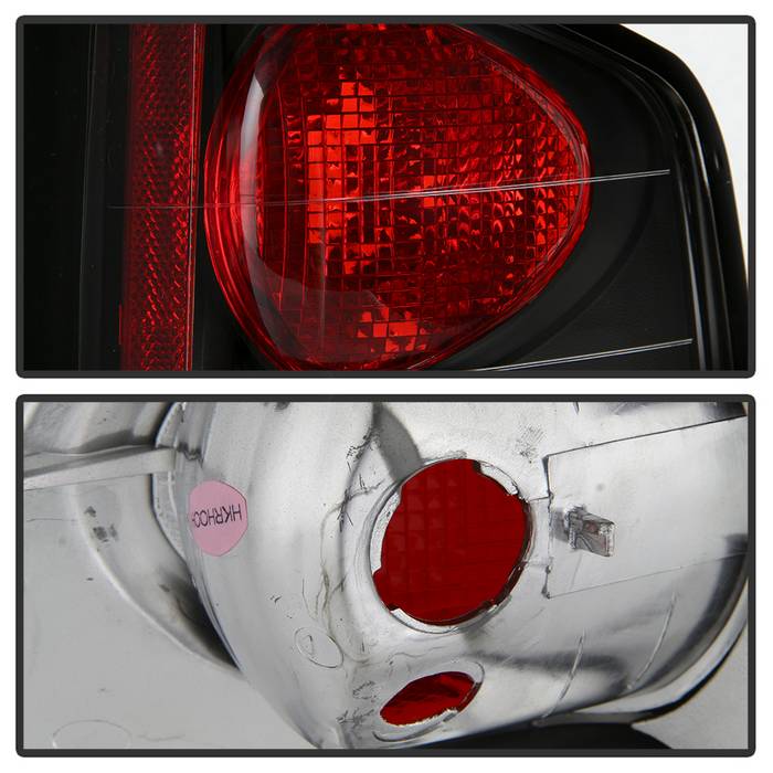 FR SPORT Spyder Chevy S10 94-04/GMC Sonoma 94-04/Isuzu Hombre 96-00 Euro Tail Lights Blk...