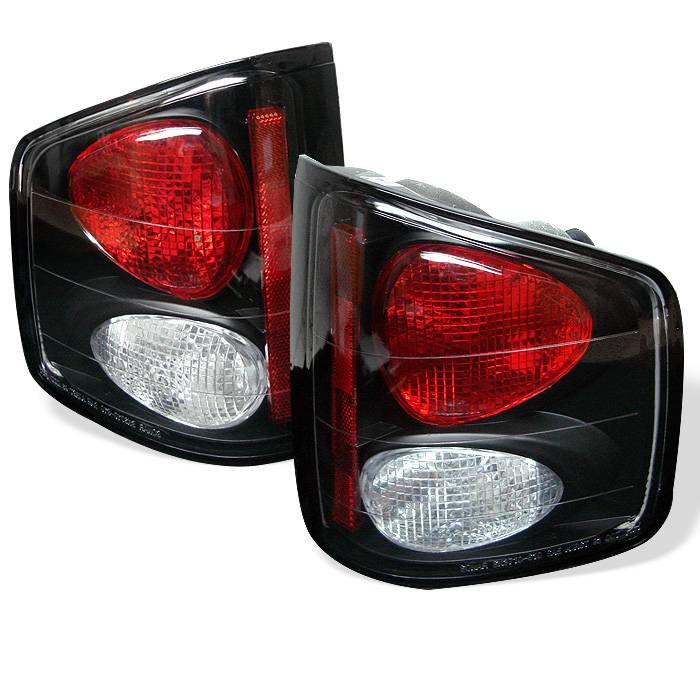 FR SPORT Spyder Chevy S10 94-04/GMC Sonoma 94-04/Isuzu Hombre 96-00 Euro Tail Lights Blk...
