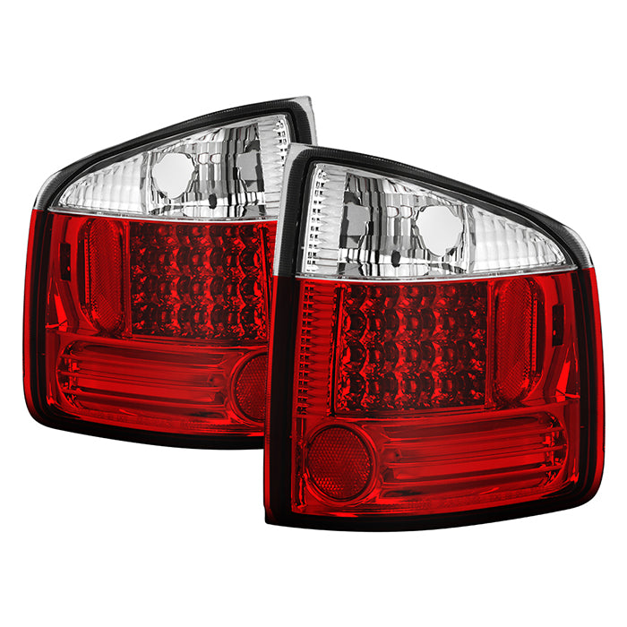 FR SPORT Spyder Chevy S10 94-04 /Isuzu Hombre 96-00 LED Tail Lights Red Clear...