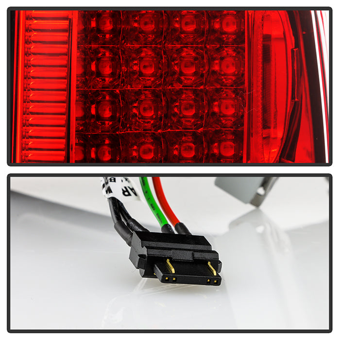 FR SPORT Spyder Chevy S10 94-04 /Isuzu Hombre 96-00 LED Tail Lights Red Clear...